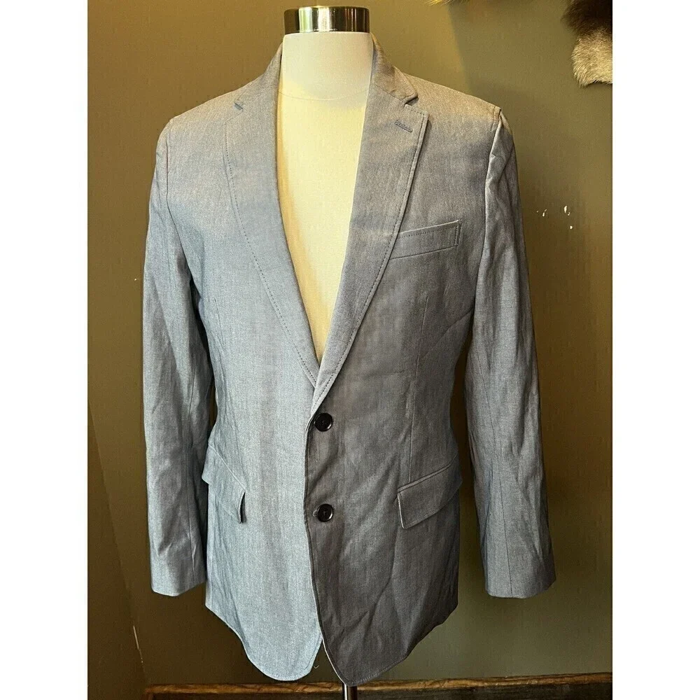 Banana Republic Mens Tailored Fit Slim Stretch Suit/Sport Coat Sz 40R